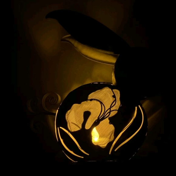 🐇Vintage Tin Metal Easter Bunny Rabbit 🐇 candle 🕯 - Picture 2 of 8